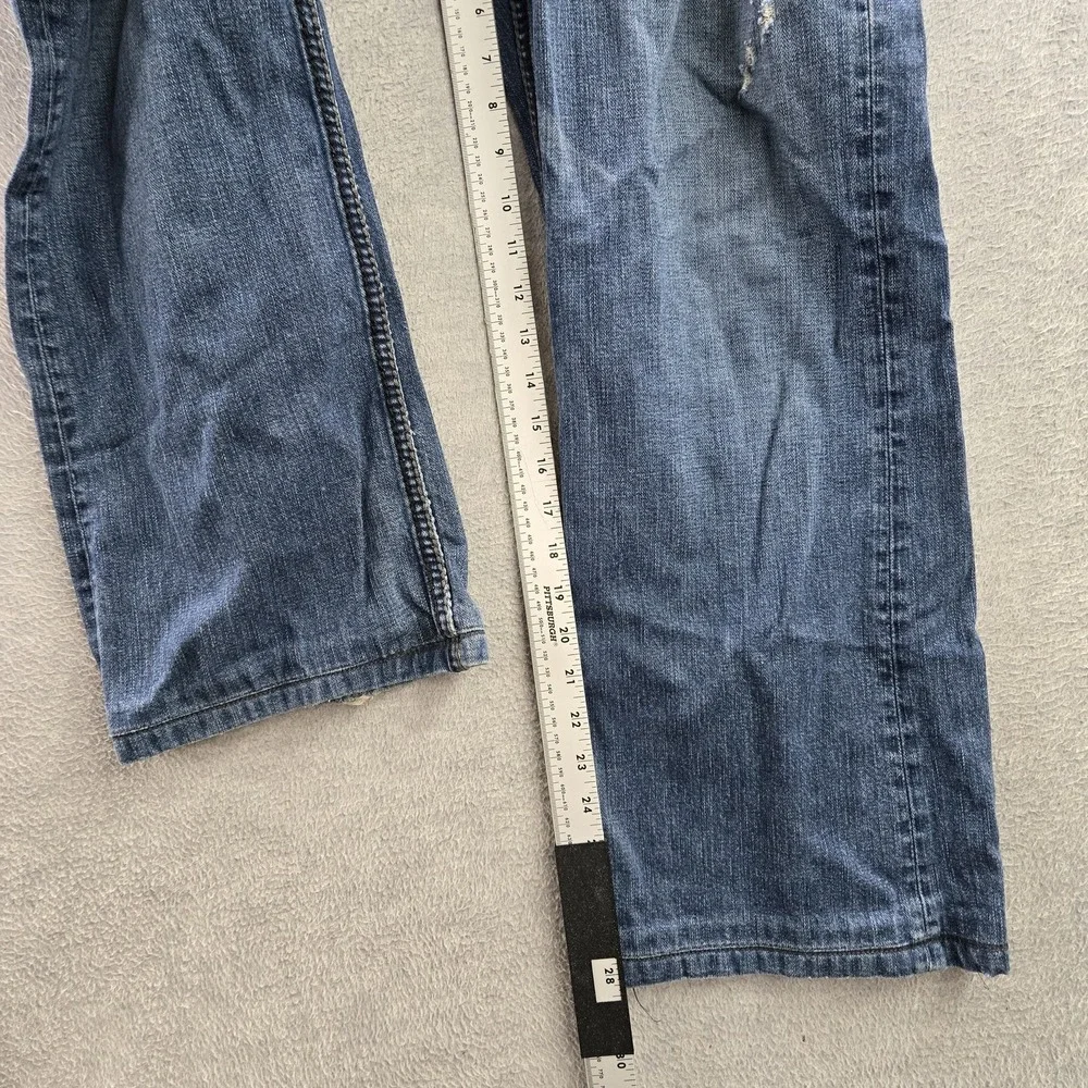 VINTAGE True Religion Men Jeans‎ 34 Blue Denim Billy Giant Big T Baggy 90s USA